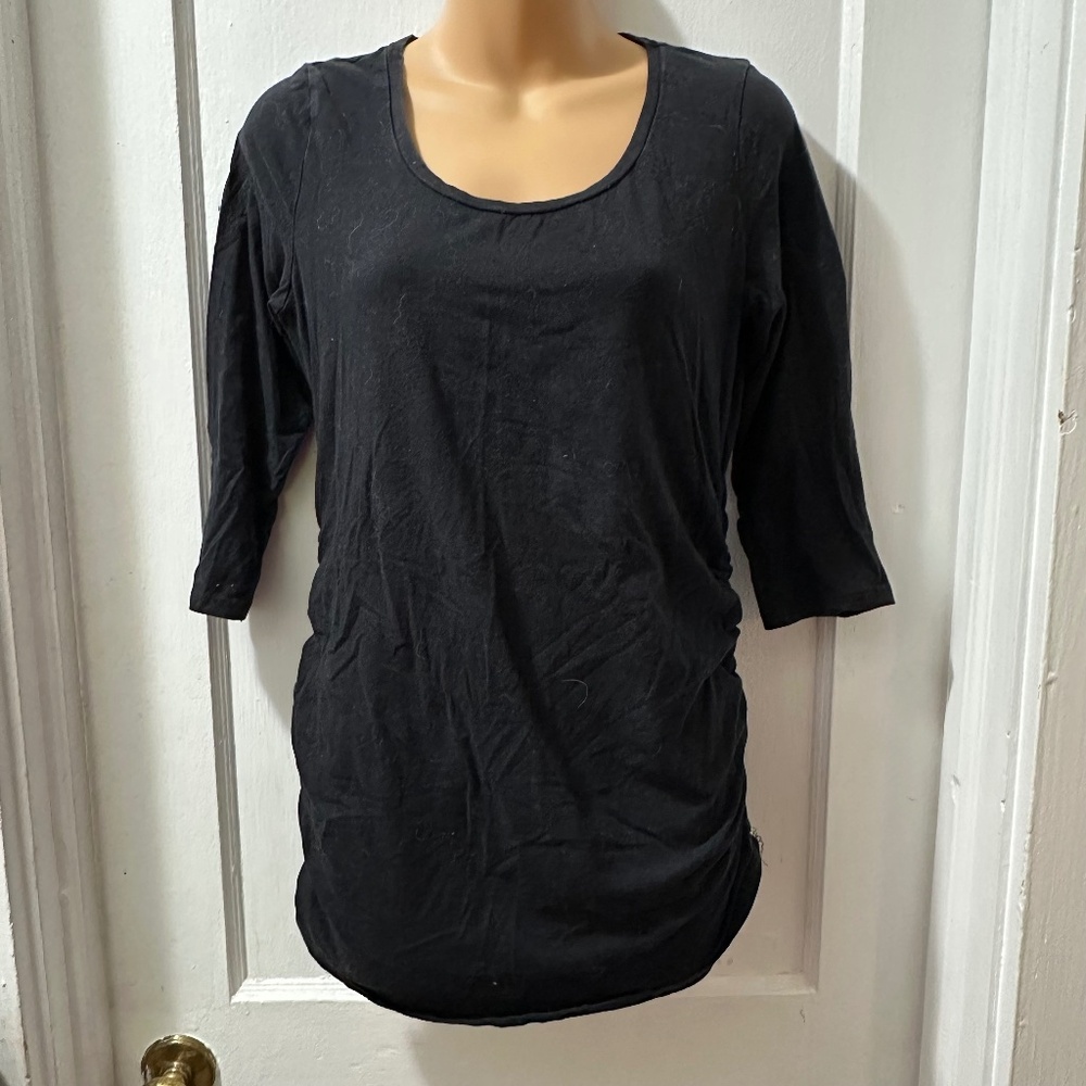 Motherhood Maternity Black Long Sleeve Top in S